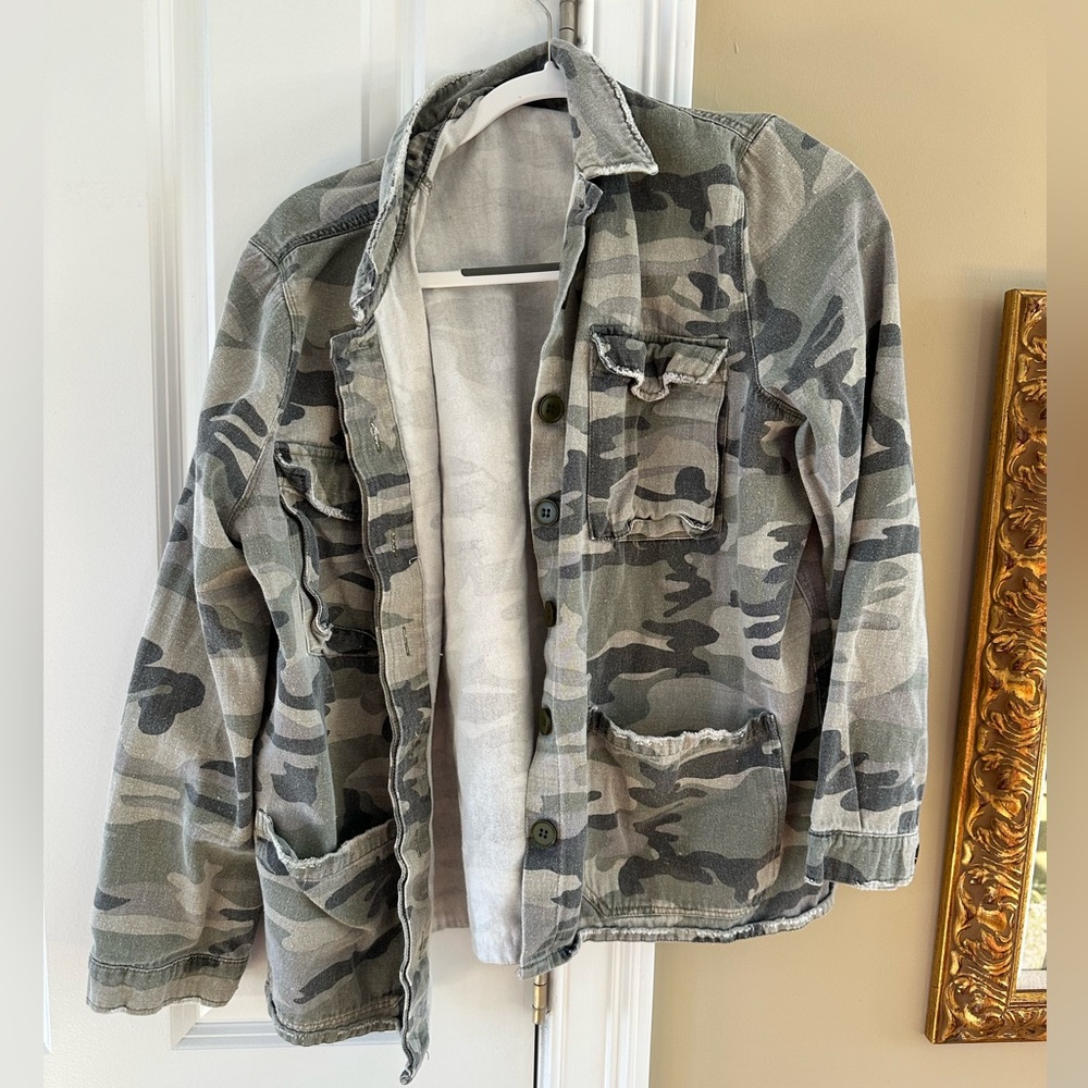 Pink Lily Camo Jacket